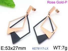 SS Rose Gold-Plating Earring