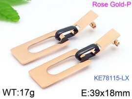 SS Rose Gold-Plating Earring