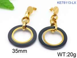 SS Gold-Plating Earring