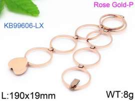 Stainless Steel Rose Gold-plating Bracelet