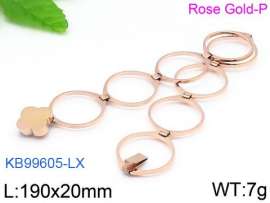 Stainless Steel Rose Gold-plating Bracelet