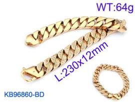 Stainless Steel Gold-plating Bracelet