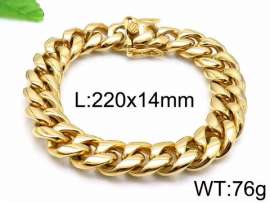 Stainless Steel Gold-plating Bracelet