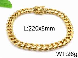 Stainless Steel Gold-plating Bracelet