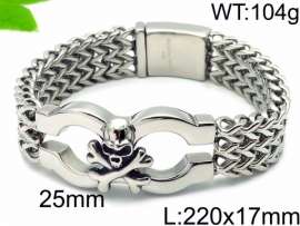 Stainless Skull Bracelet