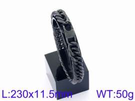 Stainless Steel Black-plating Bracelet