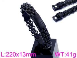 Stainless Steel Black-plating Bracelet