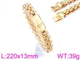 Stainless Steel Gold-plating Bracelet