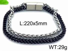 Stainless Steel Black-plating Bracelet