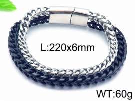 Stainless Steel Black-plating Bracelet