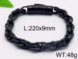 Stainless Steel Black-plating Bracelet