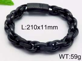 Stainless Steel Black-plating Bracelet