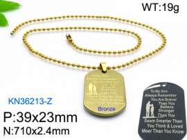 SS Gold-Plating Necklace