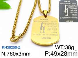 SS Gold-Plating Necklace