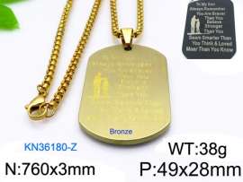 SS Gold-Plating Necklace