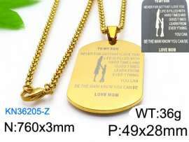 SS Gold-Plating Necklace