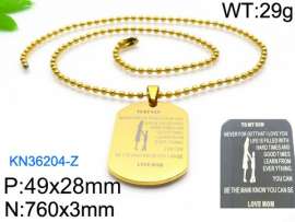 SS Gold-Plating Necklace