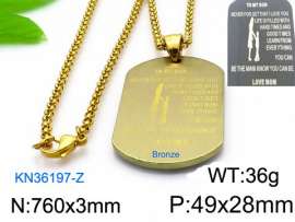 SS Gold-Plating Necklace