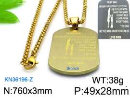 SS Gold-Plating Necklace