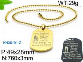 SS Gold-Plating Necklace