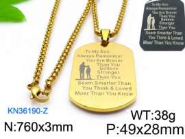 SS Gold-Plating Necklace