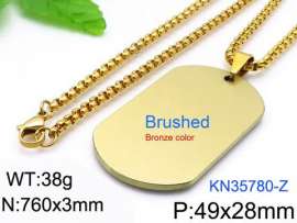 SS Gold-Plating Necklace