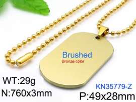 SS Gold-Plating Necklace