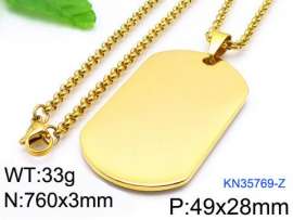 SS Gold-Plating Necklace