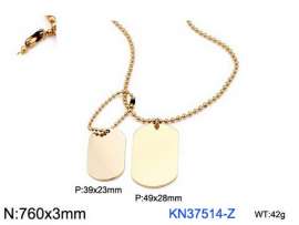 SS Gold-Plating Necklace