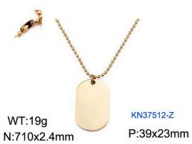 SS Gold-Plating Necklace