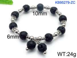 Stainless Steel Stone Bracelet
