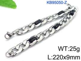 Stainless Steel Black-plating Bracelet