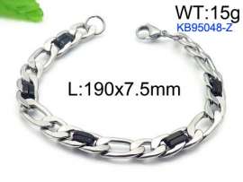 Stainless Steel Black-plating Bracelet