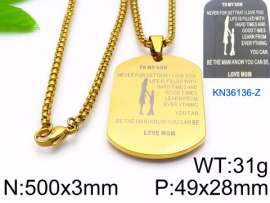 SS Gold-Plating Necklace