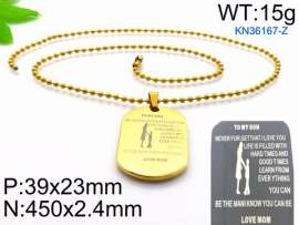 SS Gold-Plating Necklace