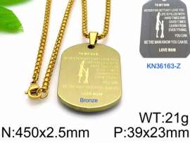 SS Gold-Plating Necklace