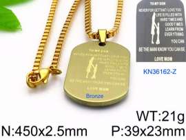 SS Gold-Plating Necklace