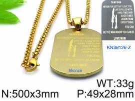 SS Gold-Plating Necklace