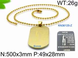 SS Gold-Plating Necklace