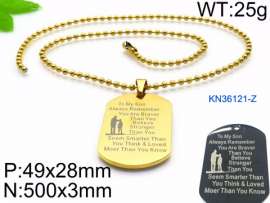 SS Gold-Plating Necklace