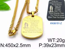 SS Gold-Plating Necklace