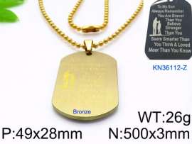 SS Gold-Plating Necklace