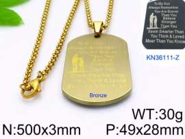 SS Gold-Plating Necklace