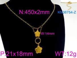 SS Gold-Plating Necklace