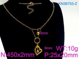 SS Gold-Plating Necklace