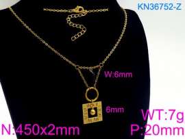 SS Gold-Plating Necklace