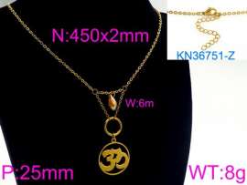 SS Gold-Plating Necklace