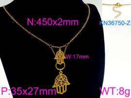 SS Gold-Plating Necklace