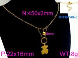 SS Gold-Plating Necklace