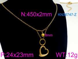 SS Gold-Plating Necklace